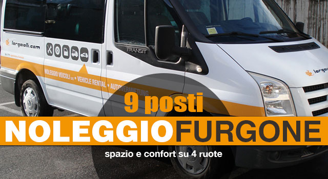 Noleggio furgone 9 posti